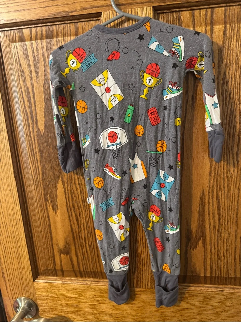 Little Sleepies Limited Edition Basketball One Piece Bamboo Sleeper